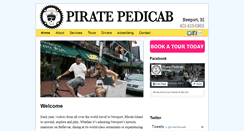Desktop Screenshot of piratepedicabri.com