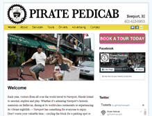 Tablet Screenshot of piratepedicabri.com